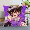 Аниме Jibaku Shounen Hanako Kun Наволочка Спальня Дом Декоративная Наволочка Квадратная Наволочка на молнии Сатин Мягкая Не выцветает