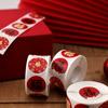 Gift Packaging DIY Seal Roll New Year's Sticker 1inch/2.5cm Adhesive Label Sticker  Envelop