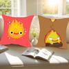 Fire Demon C-Calcifer Pillow Case Removable Washable Cushion Cover – All-Season Soft Linen