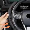 ULA5   Nappa Leather Perforated Anti-Slip Steering Wheel Protective Sleeve For Mercedes-Benz GLC X253 X254 C-Class W205 W206 A-Class W1