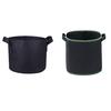 Portable 5 Gallon Black Growing Bags Non Woven Fabric Planting Ponches Shape Flower Pot
