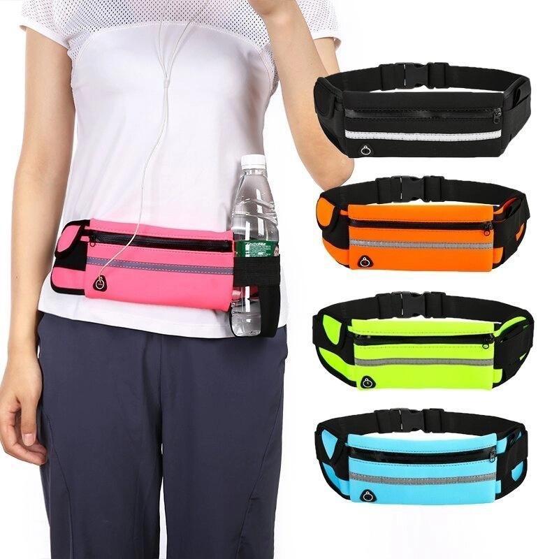 1Pc Waterproof Sports Waist Bag, Dedicated Close-Fitting Waist Pack For Running And Cycling, Multifunctional Portable