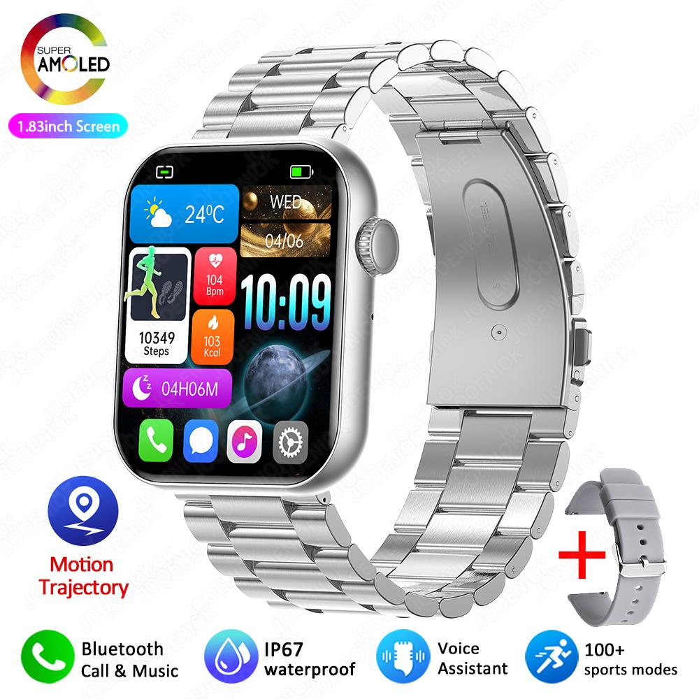 Новые умные часы для унисекс, полноэкранные, Bluetooth-вызовы, водонепроницаемость IP67, спортивный фитнес-трекер, смарт-часы для Android iOS