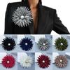 Fabric Handmade Accessories Corsage Suit Sweater Coat Cloth Art Lapel Pins Large Flower Brooch