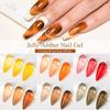 MEET ACROSS 1 Bottle 7ml Jelly Amber Gel Polish Translucent Jelly Nail Gel Manicure UV LED Semi Permanent Soak Off Nail Polish