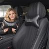 ULA5   Premium Car Seat Headrest Carbon Fiber Pillow Neck Support For Mercedes Benz AMG W177 W176 X166 X167 C257 C218 X253 C118 C117