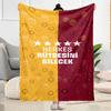 Galatasaray 121 Blanket Soft & Cozy Perfect for Chair Sofa Livingroom Four Seasons Multipurpose Digital Print Best Holiday Gift for Friends Family