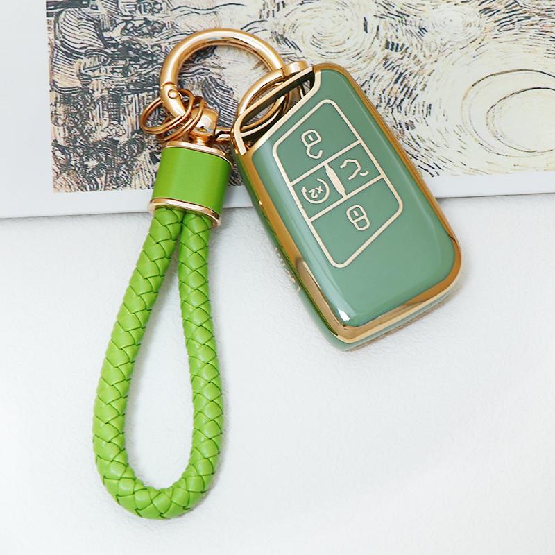 5-кнопочный чехол-накладка из ТПУ для смарт-ключа Volkswagen VW 2018 Atlas Tiguan Golf 7 Magotan Fob Пульт Держатель Корпус Брелок