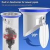 Anti-leak Drainage Pipe Floor Drains Floor Outlet Automatic Closing Rain Pipe Cap Replacement Outlet Spill Sealing Strainer Plug
