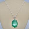 Ожерелье из натурального зеленого оникса Ожерелье из стерлингового серебра 925 пробы, серебряный дизайн с длинной цепочкой, длинное ожерелье для женщин