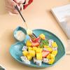 Fruit Shape Dish Sauce Vinegar Holder Food Grade Multi-functional Dumpling Cold Dishes Snack Dessert Fruit Appetizer Serving