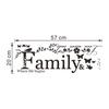 Family Letter Quote Removable Vinyl Decal Art Mural Home Decor Wall Stickers