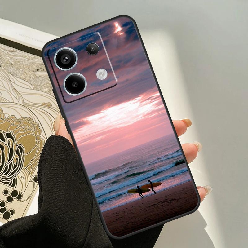 Surfer Surf Hang Loose Shaka Case For Xiaomi Redmi Note 13 12 11 9 10 14 Pro 9S 10S 11S 12S Redmi 13C 10C 12C 14C Cover