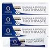 Kosana Manuka Honey Toothpaste with Propolis, 100g (Set of 3), Blue, with Tea Tree Oil, MGO400+, Made In Japan, New Zealand Manuka, Xylitol