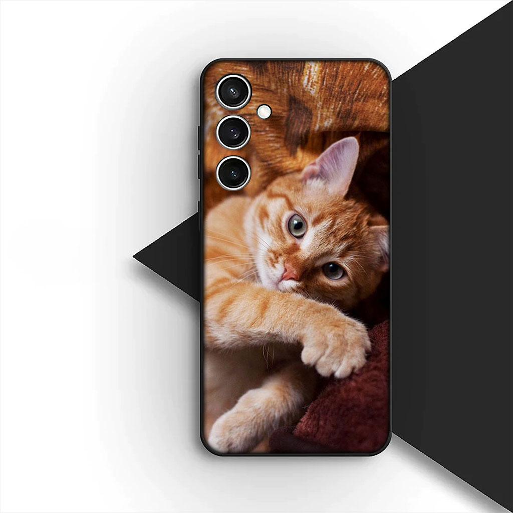 Чехол для телефона Apple iPhone 17 Air 12 13 Pro Max Mini ProMax 7 + 8 Plus 7+ 8+ Мягкий силиконовый чехол Глаза Кошка Мяу Котёнок Лапа
