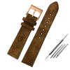 Ретро Ручной Работы Замшевый Ремешок для Часов для Rolex Aquarius Tudor IWC Pilot Seiko Всех Марок Матовый Браслет Ремешок 18мм 20мм 22мм