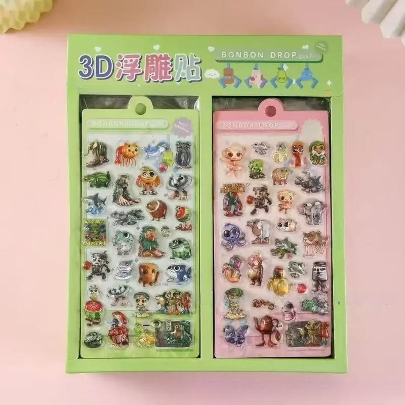 Рельефные наклейки "Крошка Шин-чан" Мультяшная Оригинальность Детские Наклейки-Награды Модные Деликатные Персональные Декоративные Наклейки