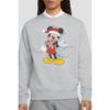 Disney Unisex Adult Mickey Mouse Christmas Lights Sweatshirt