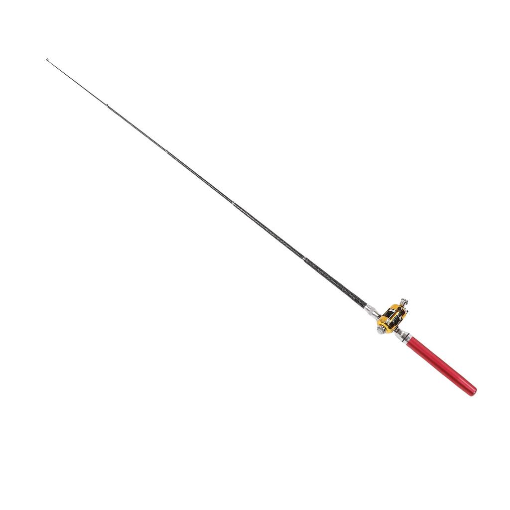 Miniature Pen Fishing Rod Portable Size Fishing Pole with Reel Wheel for Outdoor
