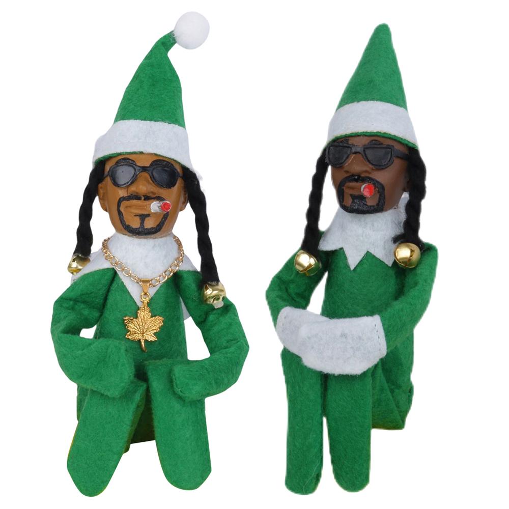 1/2pcs Snoop On A Stoop Christmas Elf Doll 2025 Christmas Decorations Festive Atmosphere Doll Ornament New Year Xmas Gift