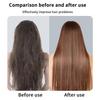 Mini Portable Hair Straightening Comb Dual Use Straight Curling Anti Frizz Great Birthday Gift for Women Girls Hair Care Lover