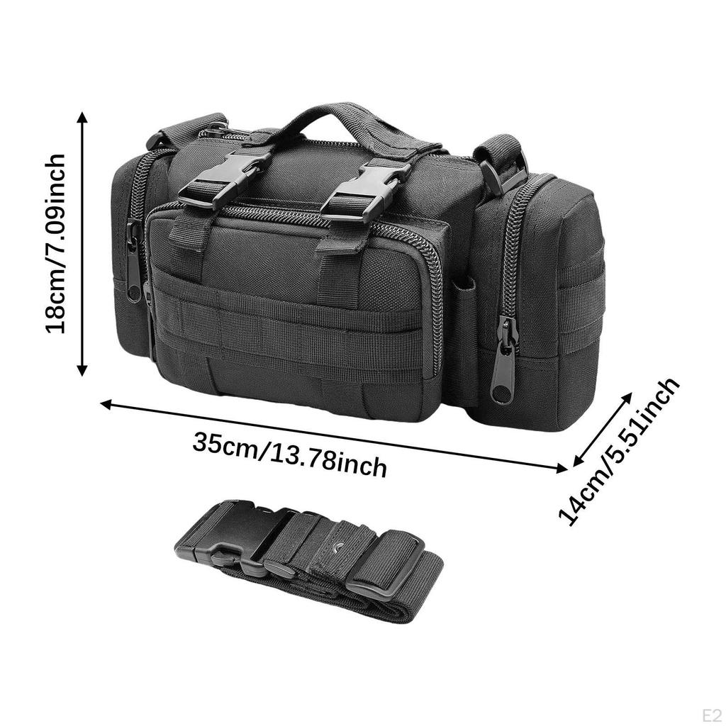 Сумка для рыболовных снастей, сумка-переноска через плечо, поясная сумка, несколько карманов, ручная переноска, сумка для путешествий