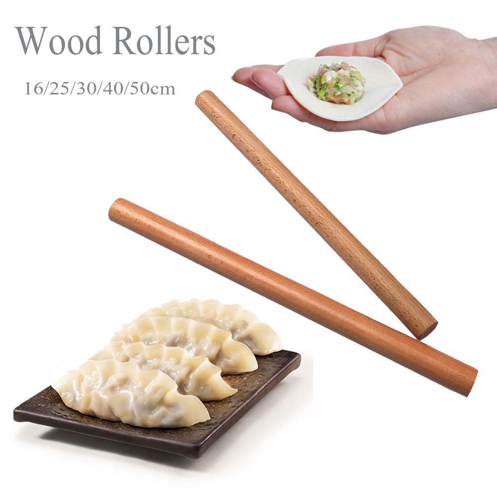 Noodles Dumpling Cake Kitchen Accessories Wooden Baking Tools Rolling Pin Bakeware Dough Roller