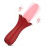 Электрический вибратор для языка, стимулятор клитора точки G, дилдо, вагинальный массажер, облизывание языка, соски, анальные секс-игрушки для взрослых для женщин