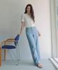 Джинсовые брюки Roem Cool, легкие, укороченные, широкие Rmtjg37R17