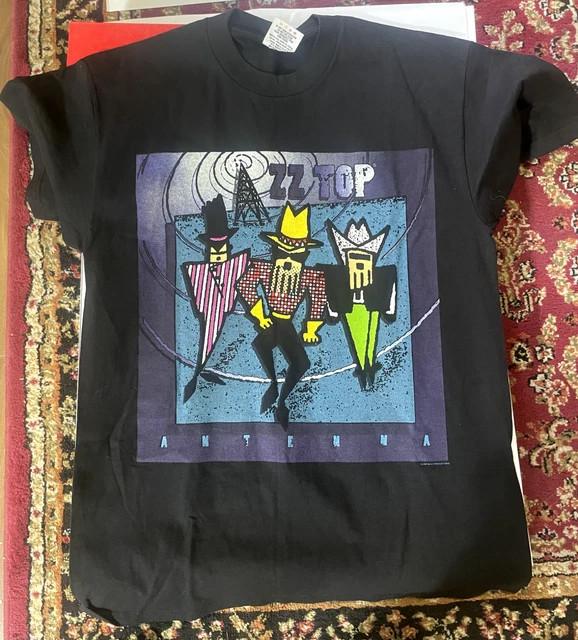 VTG Zz Top Antenna Tour Single Stitch T Shirt 1994 Rock Band USA