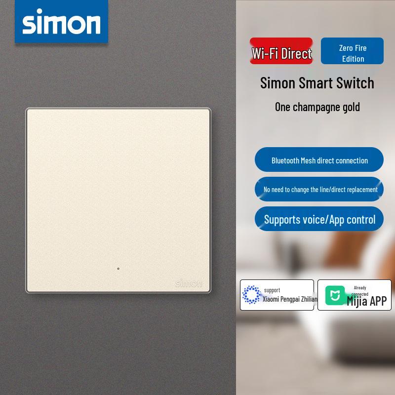 Умный выключатель и розетка Simon M3: Управление голосом, интеграция с приложением Mijia.