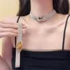 Tooxika Роскошная Пряжка для ремня с темпераментом, Стыковка, Многорядная цепочка на ключицу с блестящими бриллиантами, Ожерелье Sweet Cool Spicy Girl