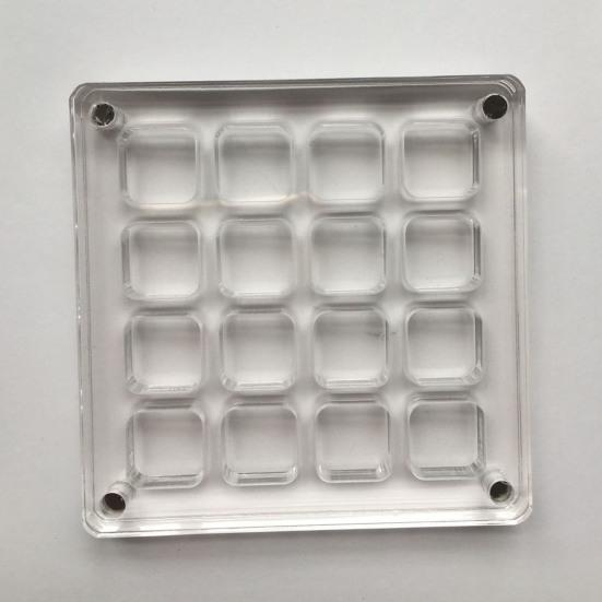 Магнитная коробка для показа ракушек, прозрачная классификация для хранения, мультисетки, брелок в виде морской звезды, декоративный футляр, контейнер, маленькие бусины, аксессуар из ниала