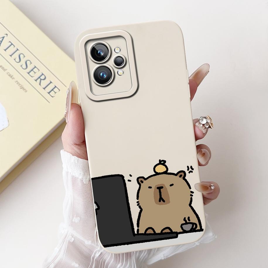 For Realme GT Neo 2 Case RMX3370 Silicone Cover Creative Panda Rabbit Shockproof Bumper For Realme GT2 Pro GT 2 RealmeGT2 Fundas