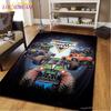 Ковер Monster Jam Truck для гостиной, спальни, коврик для кухни, детской, нескользящий коврик для пола, ковер-подарок на день рождения, реквизит для фотосъемки