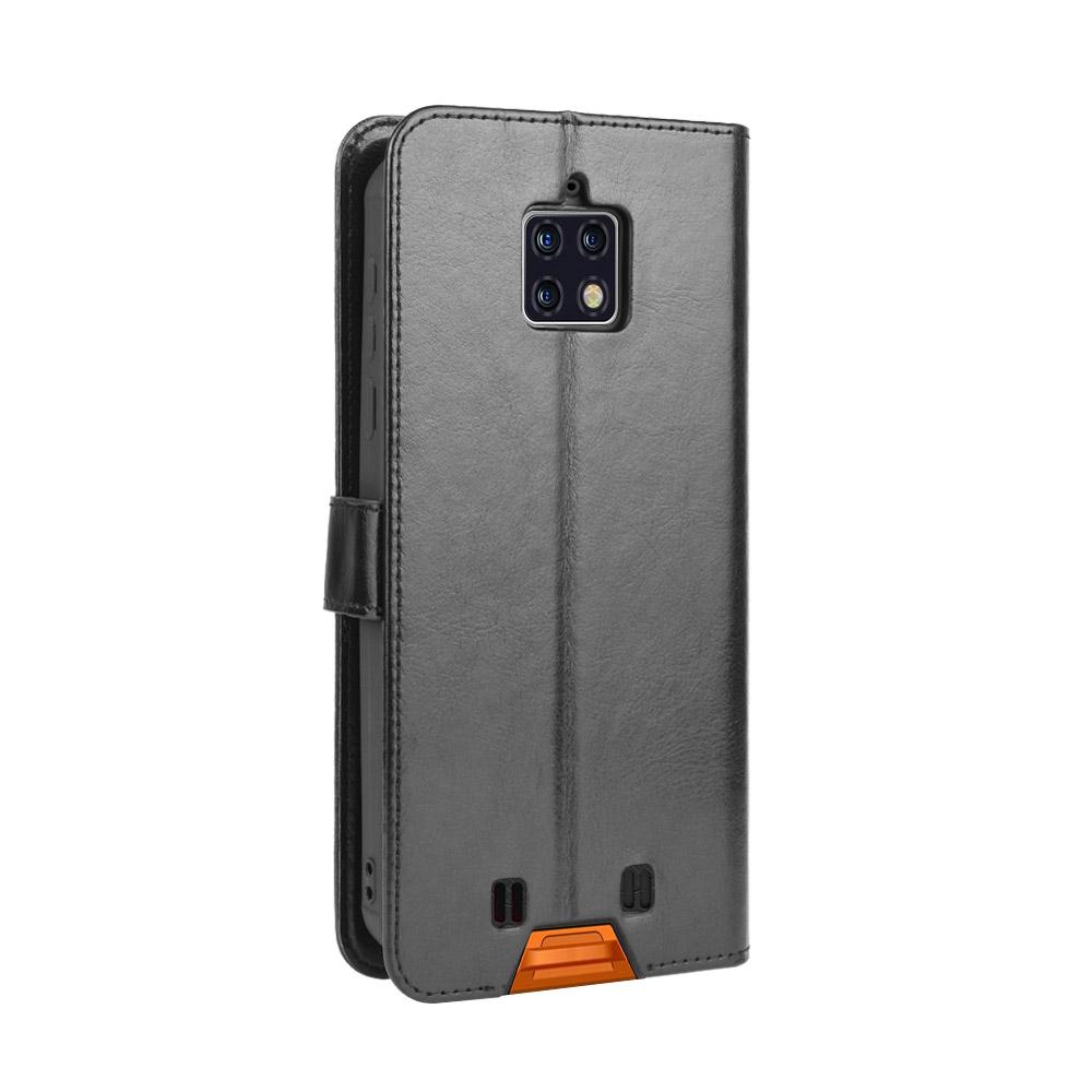 Кошелек-чехол для Oukitel WP6 с подставкой и слотами для карт – Ударопрочный, пылезащитный, деловой, прочный, откидная кожаная крышка