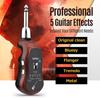 Портативная беспроводная система УВЧ-гитары, передатчик + приемник, 10 каналов, встроенные 5 эффектов