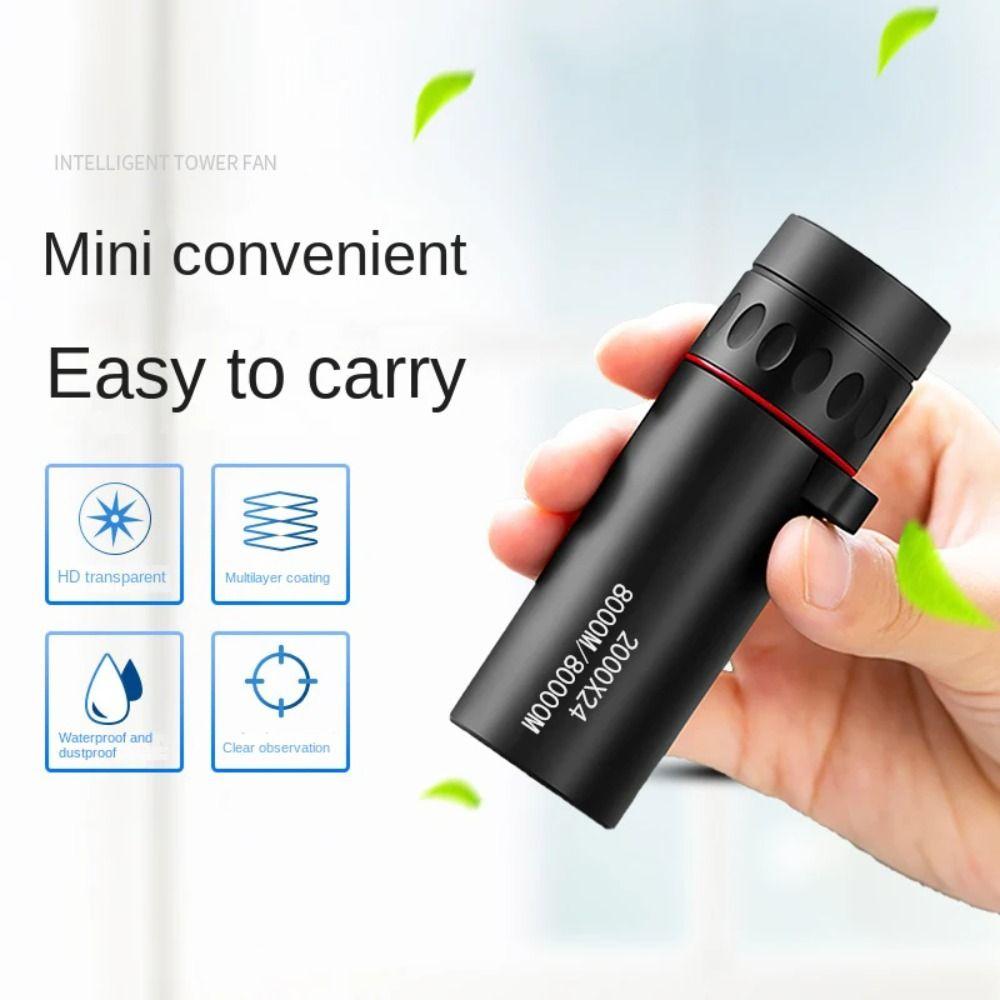 2000x24 Handheld Telescope HD Night Vision Telescope New Monocular Telescope for Hunting