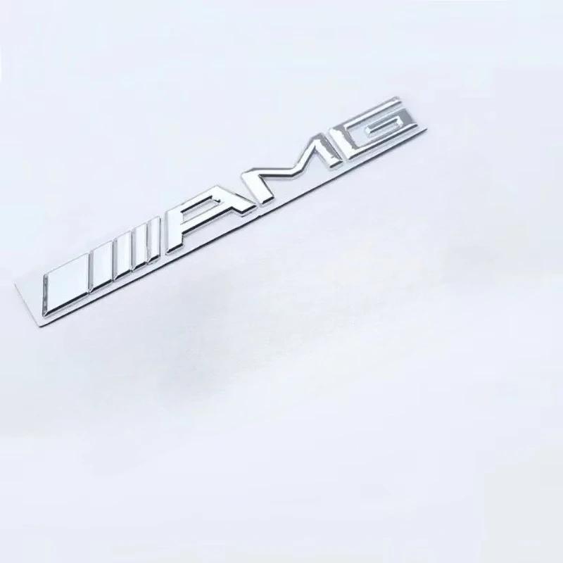 1pcs For AMG Suitable for Mercedes-Benz W204 W205 W206 W177 X205 W166 A/B/C/E/G/CLA/GLK-class decorative 3D ABS trailer sticker. ED1