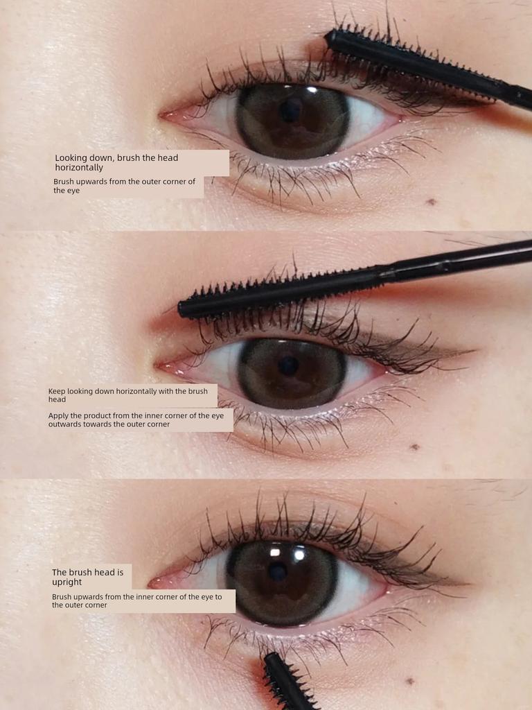 Everbab Eyelashes Base Cream Waterproof Long Curling Not Smudge Hair-Styling Silk Immobile Mascara Aibela