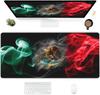Desk Mat Black Extended Gaming Mouse Pad Office Work Game Computer Keyboard Mouse Mat Desk NonSlip Rubber Base Large Mousepad