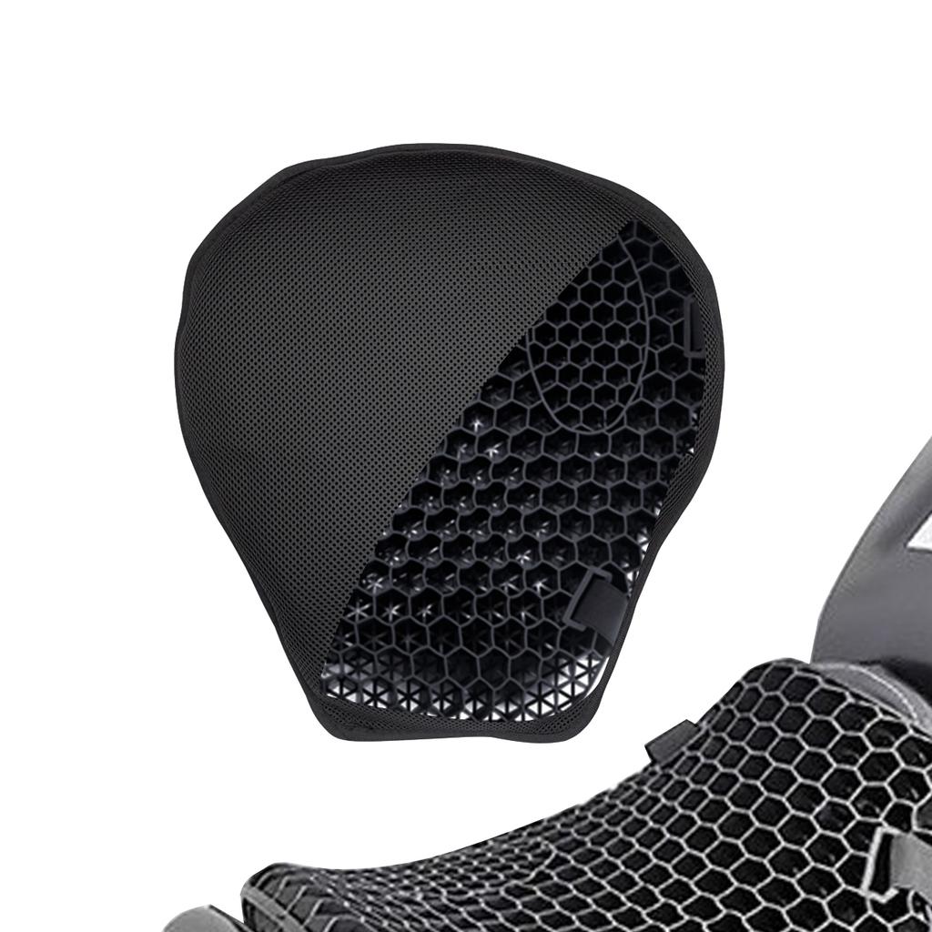 Универсальная гелевая подушка для сиденья мотоцикла с сотовой подушкой 3D-формата и чехлом для сиденья мотоцикла для длительного комфорта.