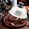 Круглая крышка-колпак из нержавеющей стали для плавления сыра, сковороды, барбекю, бургеров, сэндвичей, стейка, кухонная утварь