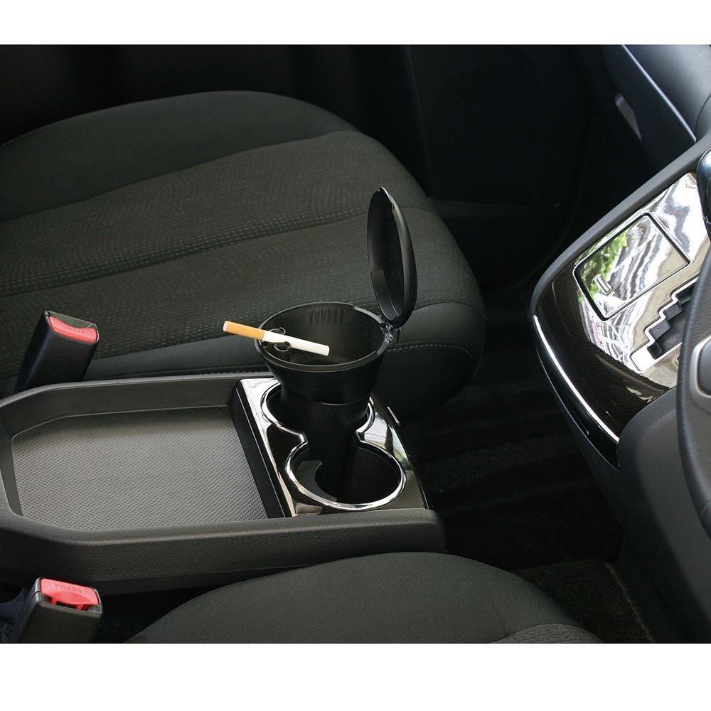 Napolex Japan FIZZ-899 Автомобильная пепельница большая для подстаканника Черная Универсальная