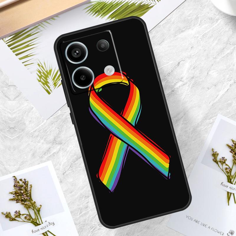 Heart Rainbow Gay Pride LGBT Case For Xiaomi Redmi Note 13 14 Pro 12 11 10 15 Pro Plus Redmi 15 10C 12C 13C 14C 15C Cover