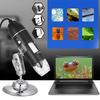 USB Digital Zoom Microscope Magnifier with OTG Function 8-LED Light
