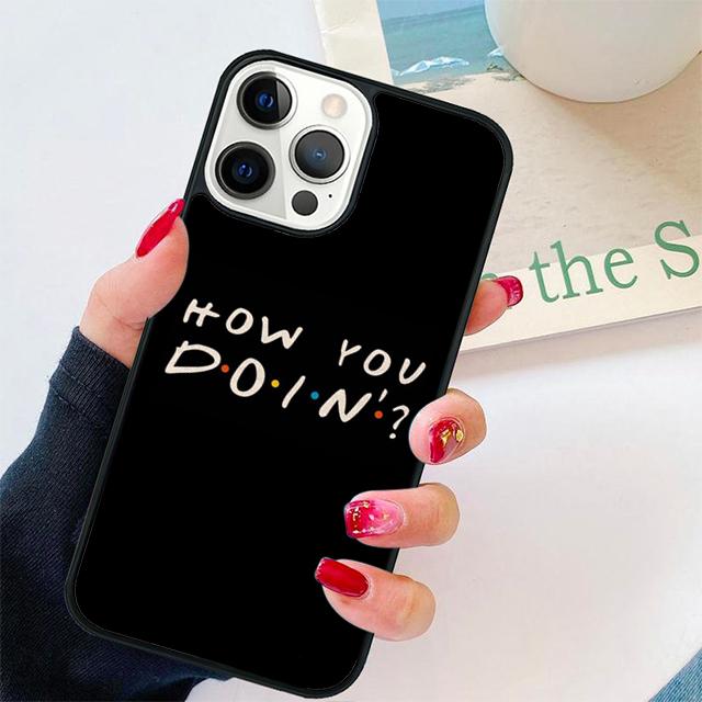 friends TV show how you doin Coque Shell For iPhone 17 Air 15 16e 14 13 12 Pro Max 11 Pro Max Plus Phone Case Cover