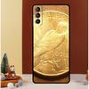 Switzerland Fine Gold Case For Samsung Galaxy S23 Ultra S24 S22 Note 20 Ultra 10 Plus S8 S9 S10 S20 S21 FE Cover