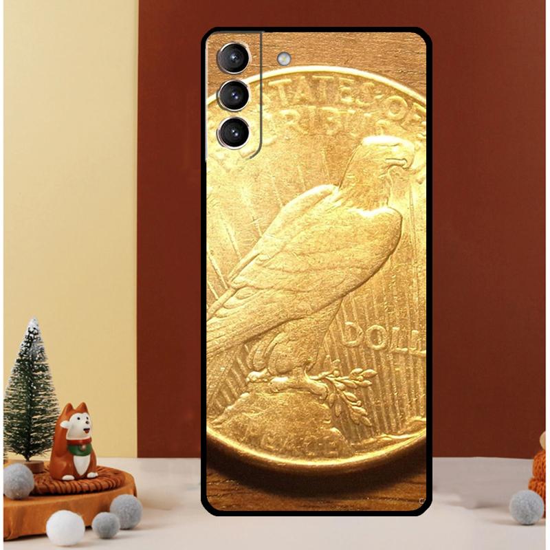 Switzerland Fine Gold Case For Samsung Galaxy S23 Ultra S24 S22 Note 20 Ultra 10 Plus S8 S9 S10 S20 S21 FE Cover