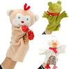 Cartoon Animal Hand Puppet Plush Toy Doll Little Monkey Frog Duck Soothing Towel Interactive Props Parent-child Game Glove Doll